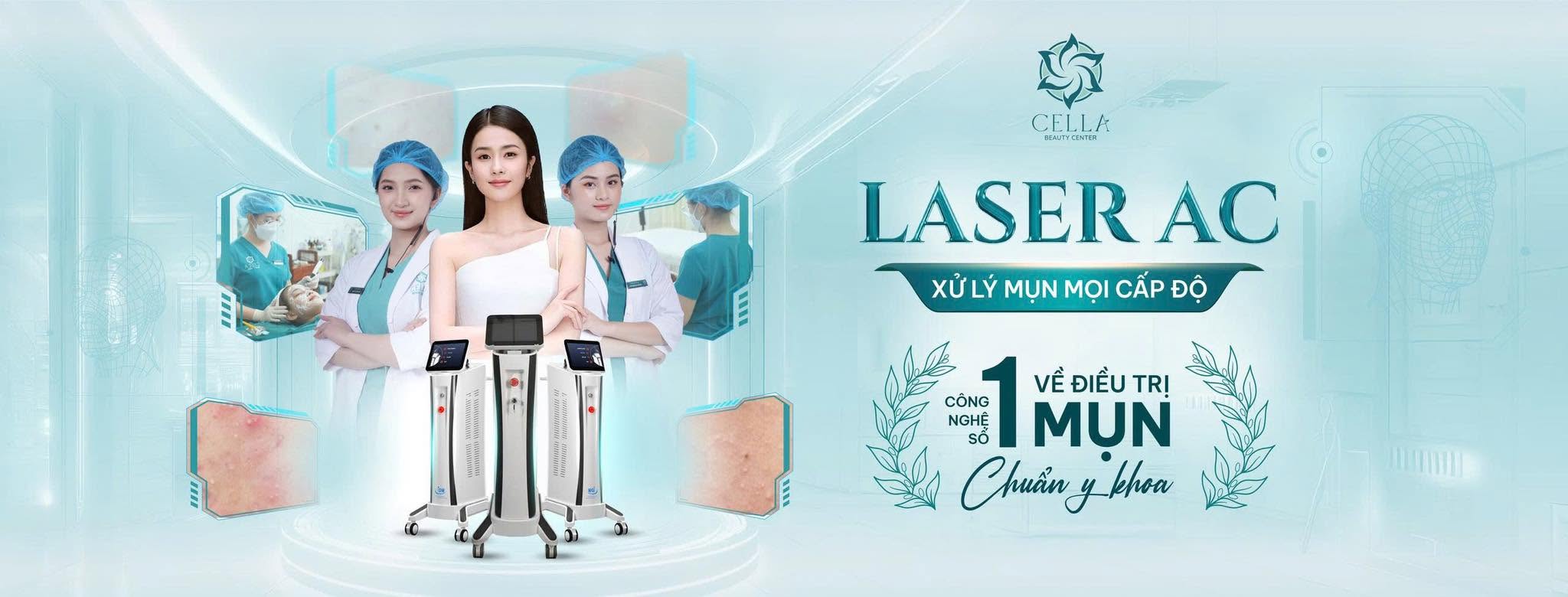 Công nghệ Laser AC hỗ trợ xử lý mụn tại Cella